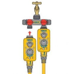 HOZELOCK 2252H ÇİFT YÖNLÜ VANALI MUSLUK BAĞLANTISI  1/2" - 3/4" - 1"