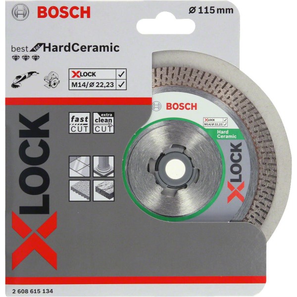 BOSCH X-LOCK BEST FOR AHRD CERAMİC 115 MM