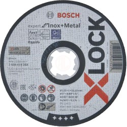 BOSCH X-LOCK 125*1,0 EXPERTFOR INOX RAPİDO DÜZ