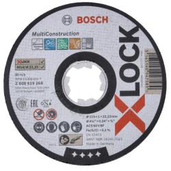 BOSCH X-LOCK 115*1 MM RAPİDO MULTİCONSTRUCTİON