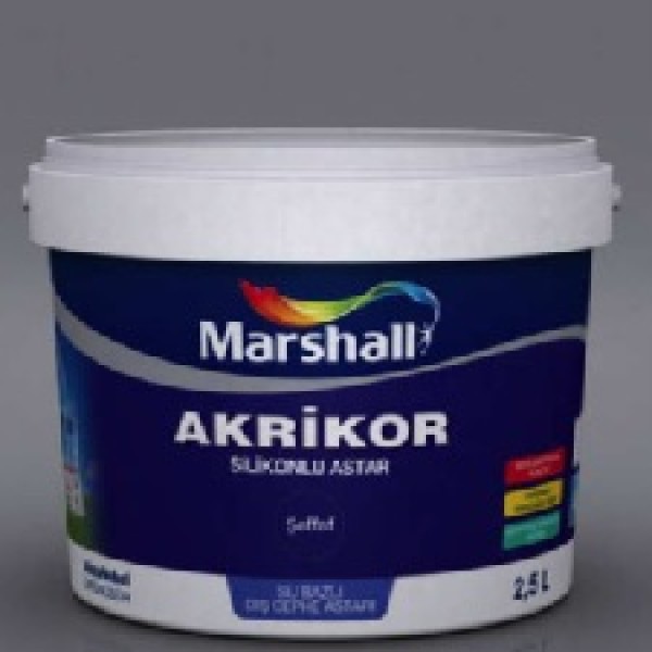 MARSHALL AKRİKOR SİL +ÖRTÜCÜ ASTAR 2,5 LT 