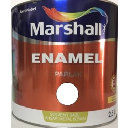 MARSHALL ENAMEL PARLAK 2.5LT BEYAZ