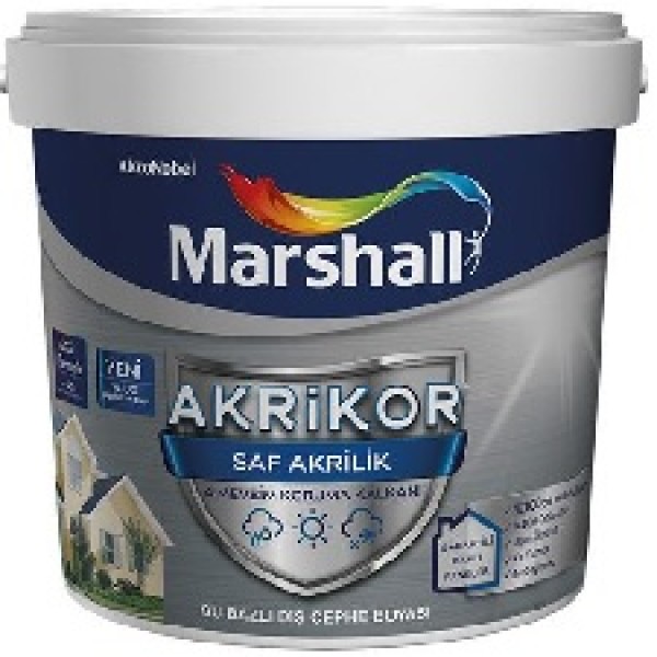 MARSHALL AKRİKOR SİL+AKRİLİK BW BAZ 7,5 LT 