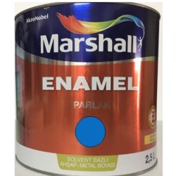 MARSHALL ENAMEL PARLAK 2.5LT HAVAİ MAVİ