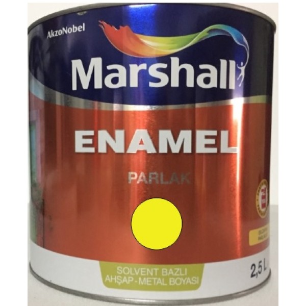 MARSHALL ENAMEL PARLAK 2.5LT ALTIN SARISI 