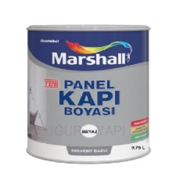 MARSHALL SOLVENT PANEL KAPI BOYASI BEYAZ 0,75 LT